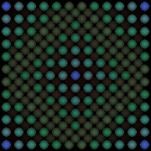 Phermutation™ - Primary Particles blue - green