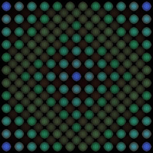 Phermutation™ - Primary Particles blue - green