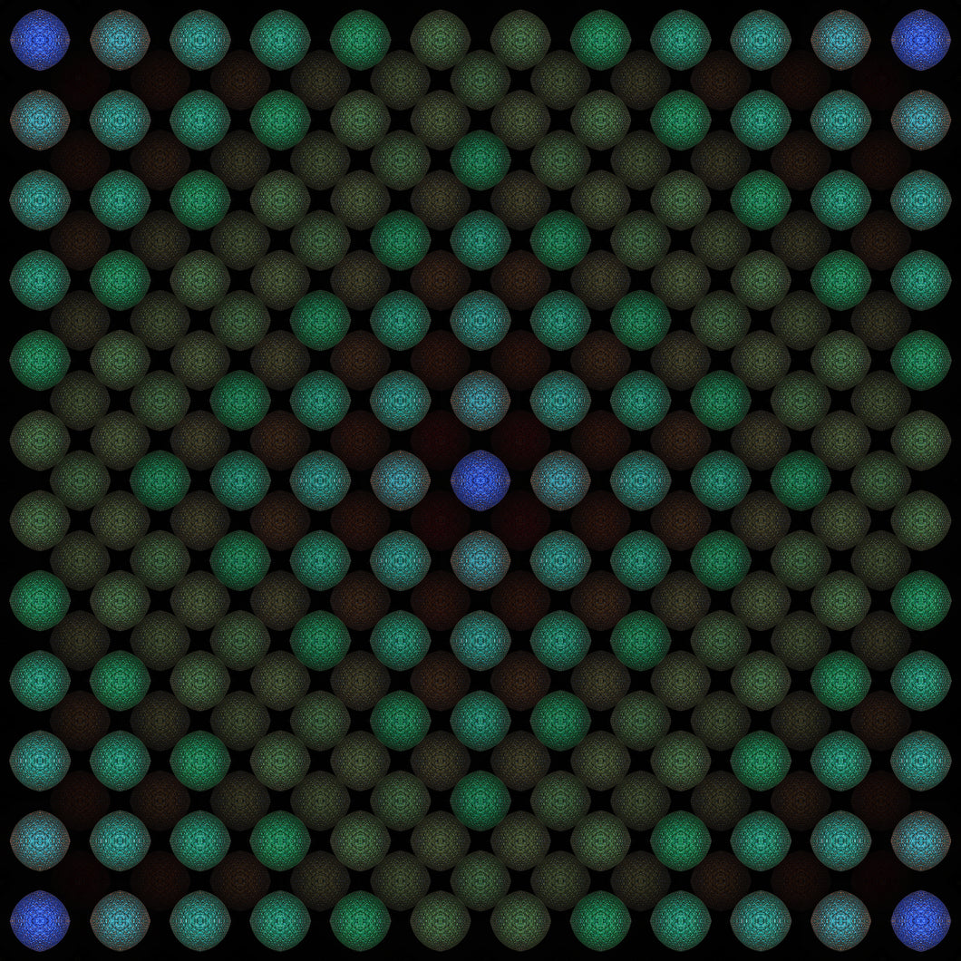 Phermutation™ - Primary Particles blue - green